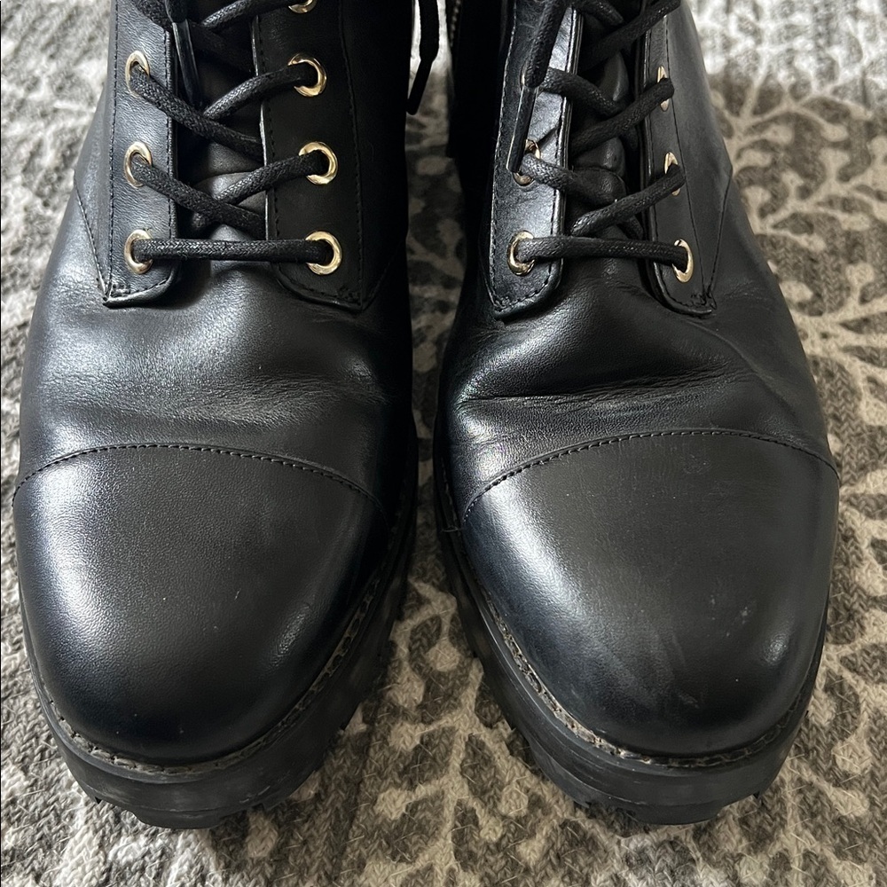 Michael kors Tatum logo leather kombat boots - Picture 4 of 12